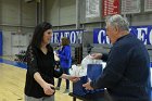 WBBall Final Four tribute  Wheaton College honored the 25th anniversary of the 1994-95 women’s basketball team that went to the NCAA final four during halftime ceremony of Wheaton’s game against Mount Holyoke College Saturday, January 18, 2020. - Photo By: KEITH NORDSTROM : Wheaton, basketball, NCAA, Final Four, 25th anniversary